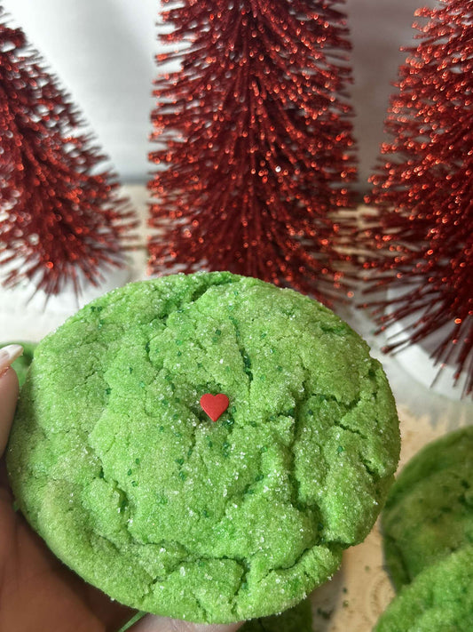 Mr. Grinch Cookies 6 to 24 Pack Options Starting at a Half Dozen